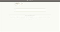 Desktop Screenshot of aletinte.com